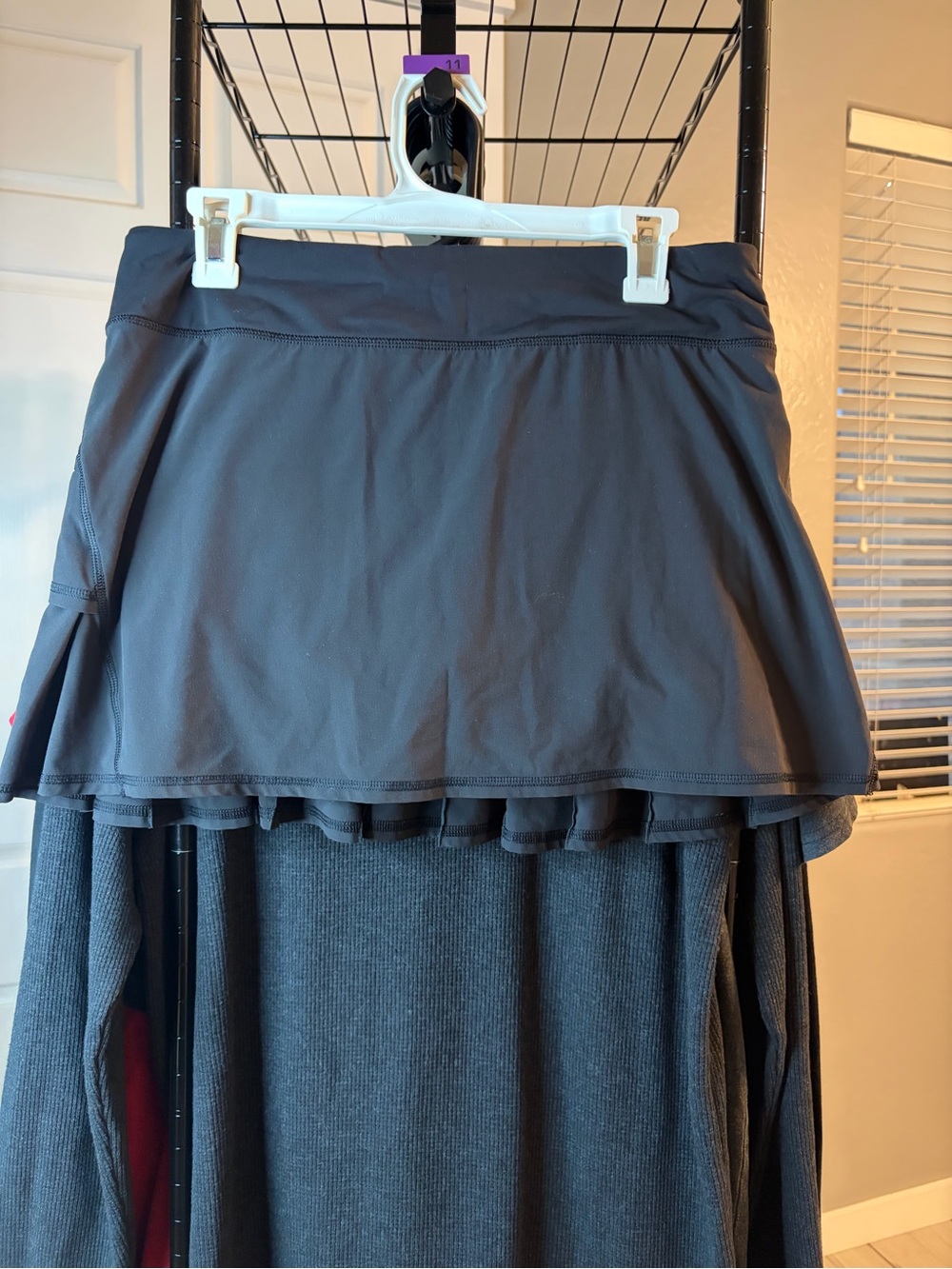 lululemon athletica Black Layered Circle Skirt